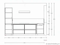 Nobilia u-vorm keuken met apparatenwand structura - afbeelding 32 van  39