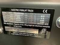 Noblelift - 2024 - fe4p25qc - 2.5t vorkheftruck verstelbare lepels 4.8m - afbeelding 8 van  22