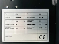 Noblelift - 2024 - pse15l - stapelaar 2.6m - afbeelding 3 van  15