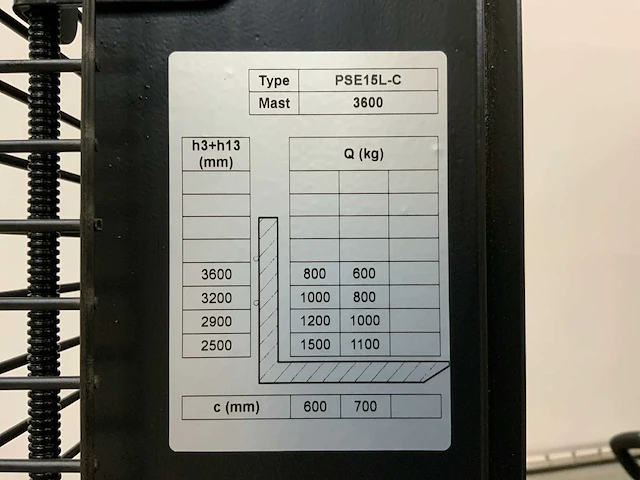 Noblelift - 2024 - pse15l - stapelaar 3.5m - afbeelding 5 van  14