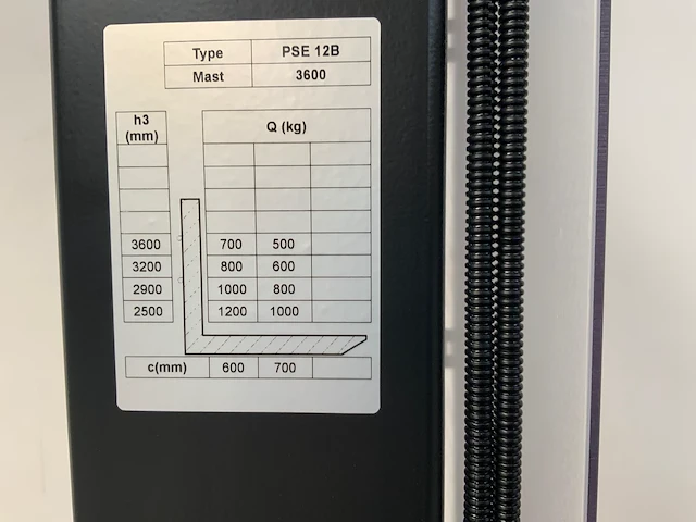 Noblelift pse12b36 stapelaar 3.6m - afbeelding 4 van  15