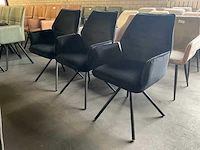 Noir eetkamerstoel (3x) - afbeelding 1 van  14