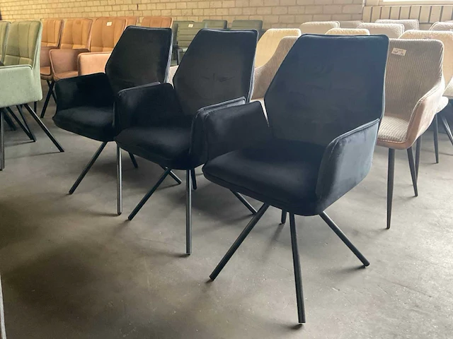 Noir eetkamerstoel (3x) - afbeelding 7 van  14