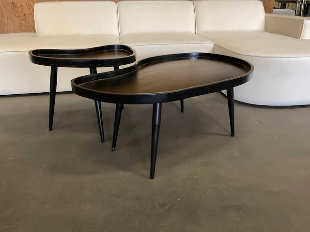 Noire salontafel set van 2 - afbeelding 6 van  9