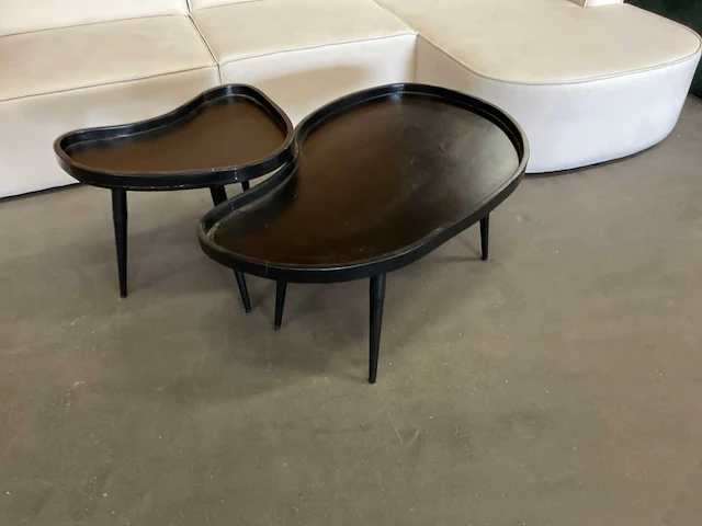 Noire salontafel set van 2 - afbeelding 7 van  9