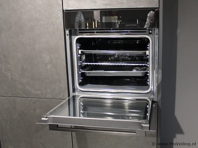 Nolte eilandkeuken met spoelwand en apparatenwand matrix 150 neo pure - afbeelding 46 van  57