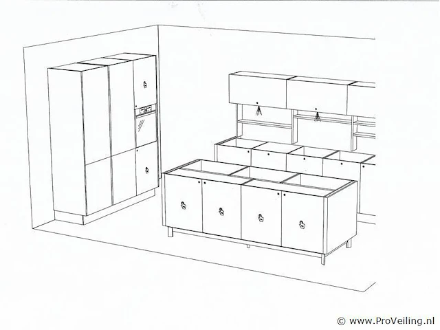 Nolte eilandkeuken met spoelwand en apparatenwand matrix 150 neo pure - afbeelding 53 van  57
