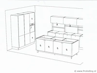 Nolte eilandkeuken met spoelwand en apparatenwand matrix 150 neo pure - afbeelding 53 van  57