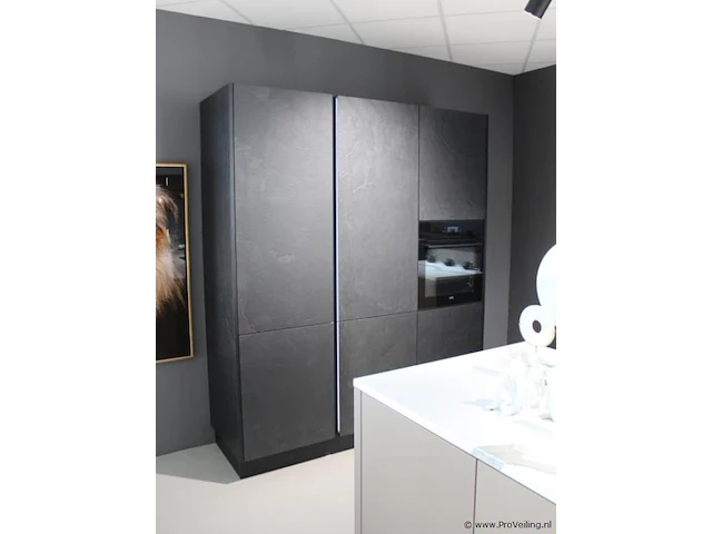 Nolte eilandkeuken met spoelwand en apparatenwand matrix 150 neo pure - afbeelding 34 van  57
