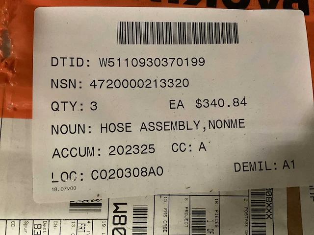 Non metalic hose assembly (3x) - afbeelding 4 van  4