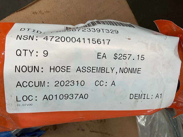 Non metalic hose assembly (9x) - afbeelding 4 van  4