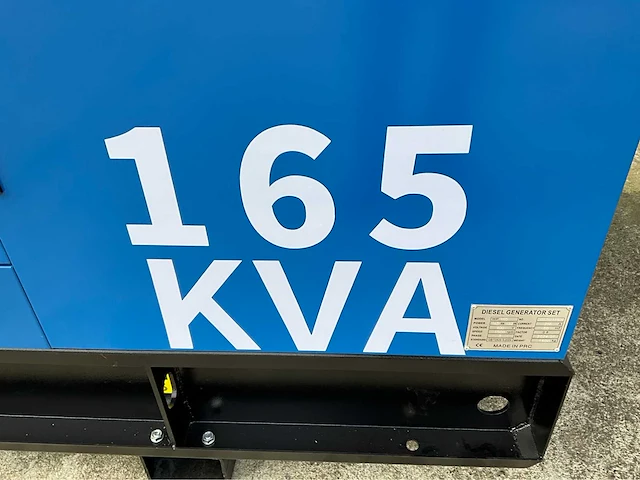 Noodstroom aggregaat / generator 165 kva / 6 cilinder dieselmotor - afbeelding 9 van  22