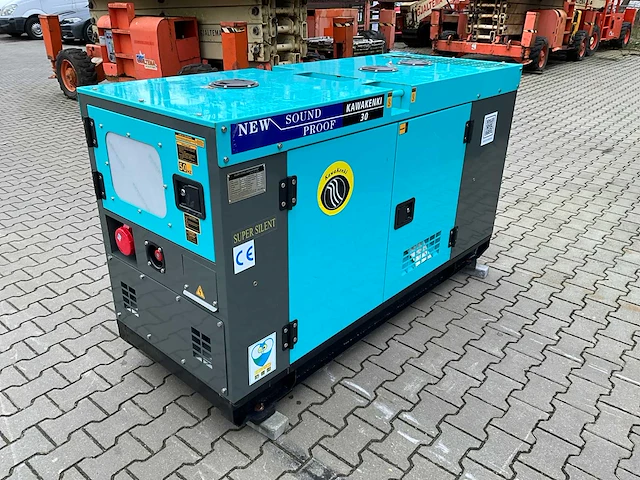 Noodstroom aggregaat / generator diesel 30 kva - afbeelding 8 van  14