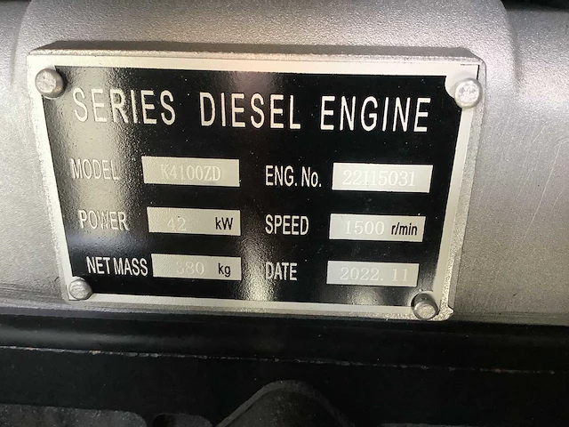 Noodstroom aggregaat / generator diesel 40 kva - afbeelding 5 van  18