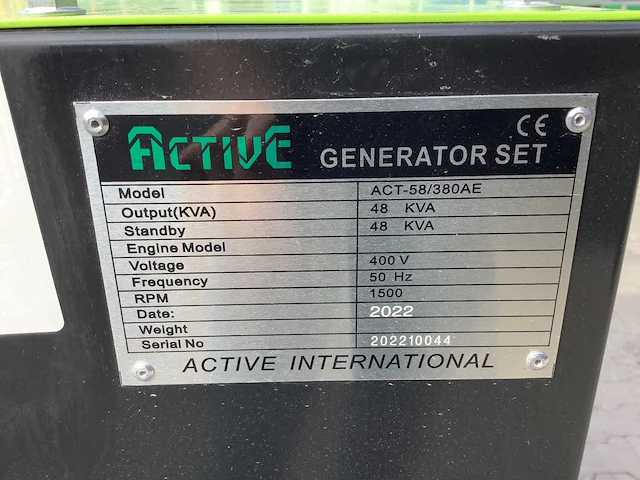 Noodstroom aggregaat / generator diesel 48 kva - afbeelding 6 van  15