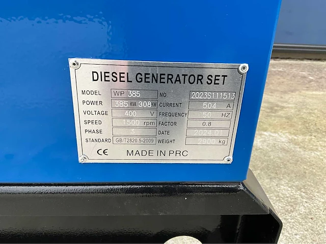 Noodstroomaggregaat 385 kva / 6 cilinder dieselmotor - afbeelding 16 van  24