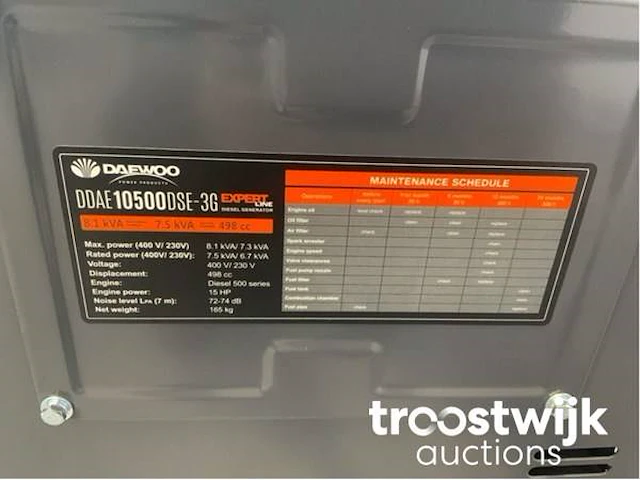 Noodstroomaggregaat 8,10kva - afbeelding 2 van  10