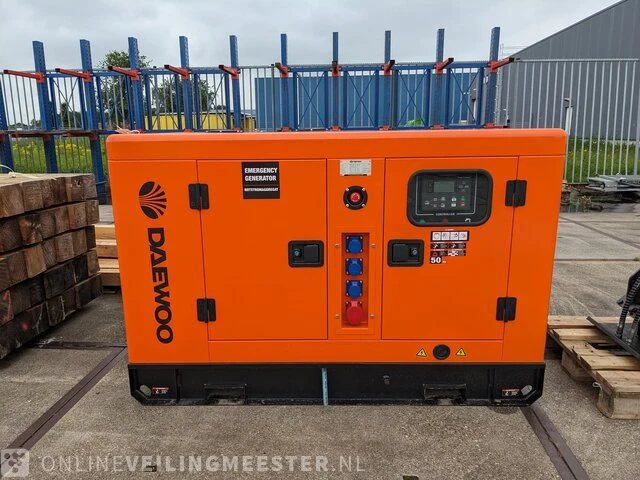 Noodstroomaggregaat deawoo, dagfs-15, oranje, bouwjaar 2022 - afbeelding 11 van  18