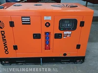 Noodstroomaggregaat deawoo, dagfs-15, oranje, bouwjaar 2022 - afbeelding 12 van  18