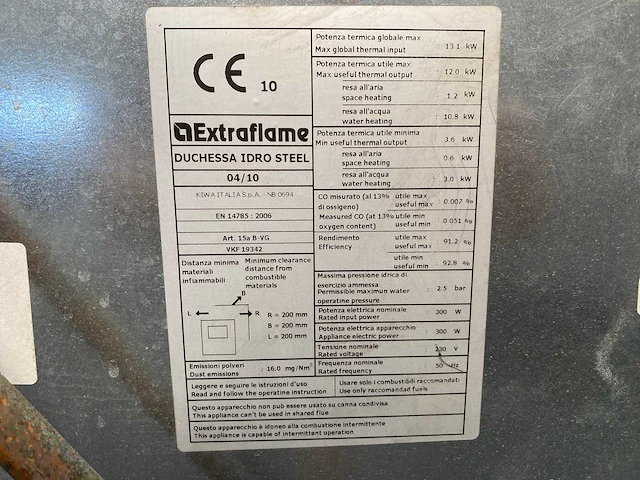 Nordica extraflame - pelletkachel - afbeelding 13 van  25