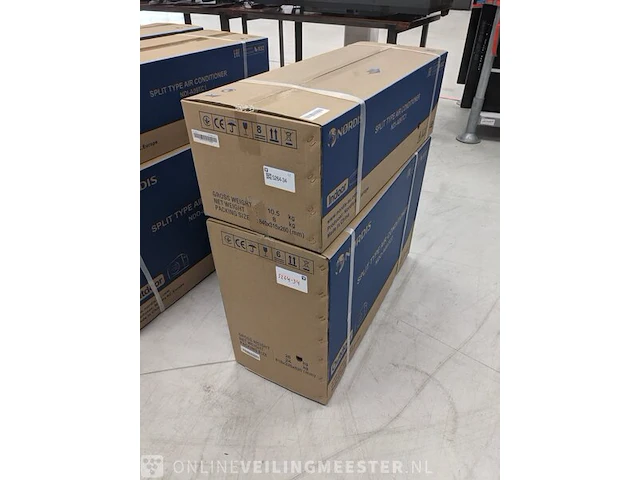 Nordis airconditioning - 2.6 kw binnen & buitenunit + wifi & remote nordis, ndia09tc1 & a09tc1, wit - afbeelding 4 van  4