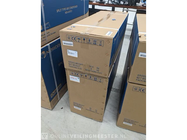 Nordis airconditioning - 3.4 kw binnen & buitenunit + wifi & remote nordis, ndia12tc1 & a12tc1, wit - afbeelding 4 van  4