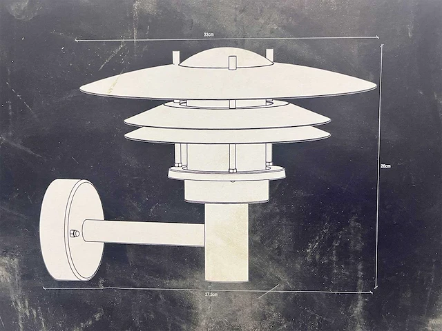 Nordlux - amalienborg - wandlamp e27 (2x) - afbeelding 4 van  6