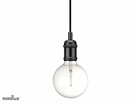 Nordlux - avra - hanglamp zwart e27 (3x) - afbeelding 1 van  3