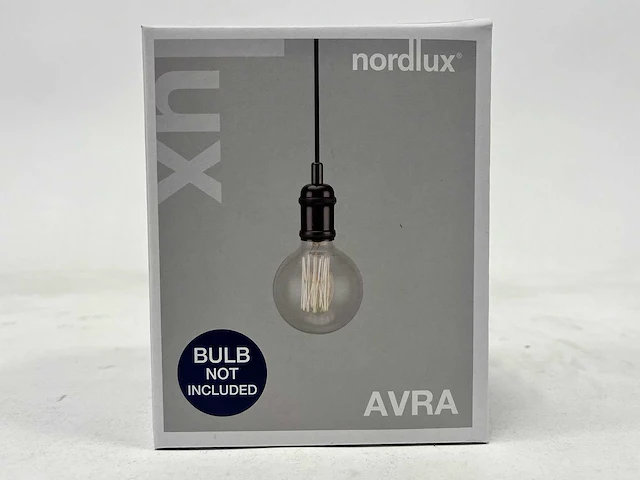 Nordlux - avra - hanglamp zwart e27 (3x) - afbeelding 2 van  3