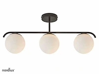 Nordlux - grant - plafondlamp zwart e14 (2x) - afbeelding 1 van  6