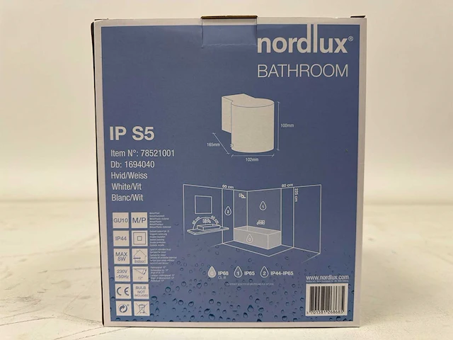 Nordlux - ip s5 - badkamerlamp (9x) - afbeelding 4 van  7