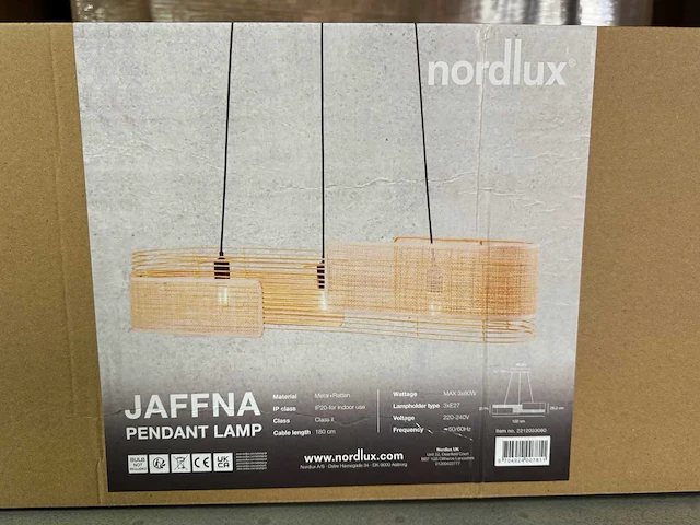 Nordlux - jaffna pendant - hanglamp (2x) - afbeelding 4 van  5