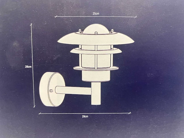 Nordlux - marselis - wandlamp e27 (3x) - afbeelding 4 van  6