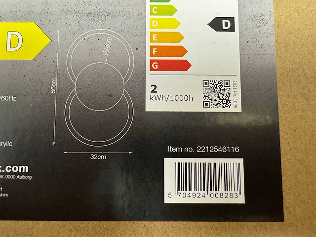 Nordlux - sirius - led plafondlamp dimbaar (4x) - afbeelding 4 van  4