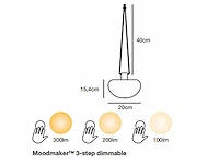 Nordlux - sponge - buiten hanglamp ø20cm (op accu) (3x) - afbeelding 3 van  3