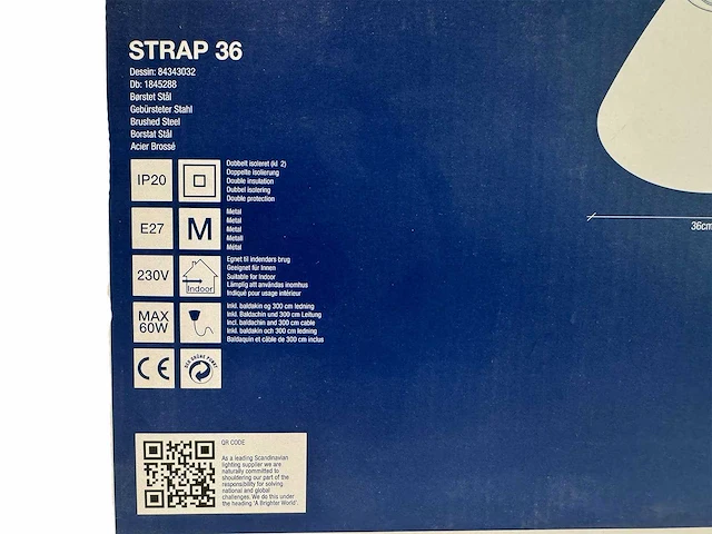 Nordlux - strap 36 - hanglamp (2x) - afbeelding 4 van  5