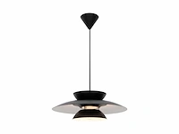 Nordlux carmen plafondlamp met koepel, zwart, e27 - afbeelding 1 van  3