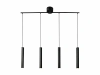 Nordlux vico hanglamp-4-rail-gu10 zwart - afbeelding 1 van  1