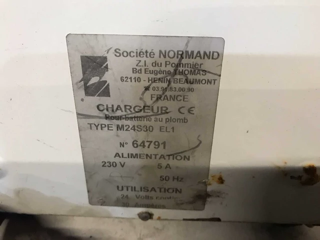Nordyne m24s30 el acculader - afbeelding 4 van  4