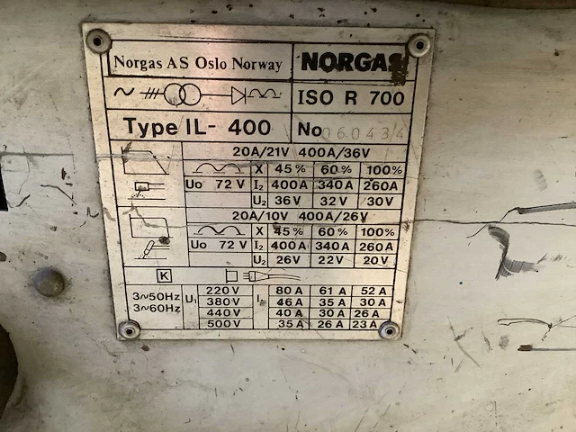 Norgas il-400 lasapparaat - afbeelding 4 van  4