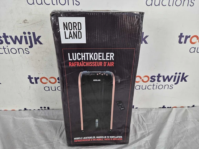 Norland luchtkoeler op wielen inc afstandbediening - afbeelding 2 van  2
