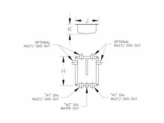 Northern lights | centek generator exhaust water separator - 00-32026n - afbeelding 5 van  6