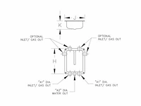Northern lights | centek generator exhaust water separator - 00-32026n - afbeelding 5 van  6