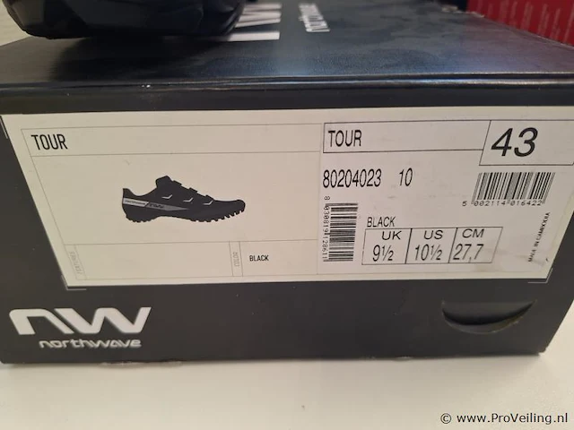 Northwave mtb fietsschoenen model origin plus 2 | kleur zwart/grijs | maat 43 - afbeelding 5 van  5