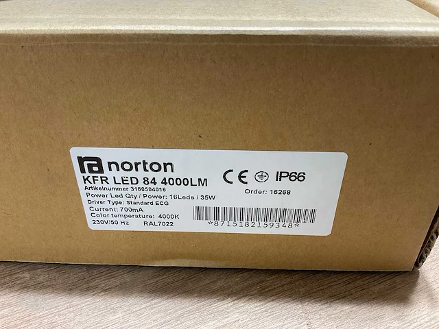Norton kfr led 84 led armatuur (2x) - afbeelding 6 van  8