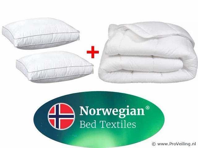 Norwegian set - 2x boxkussen + 1x dekbed 240x200cm - afbeelding 1 van  1