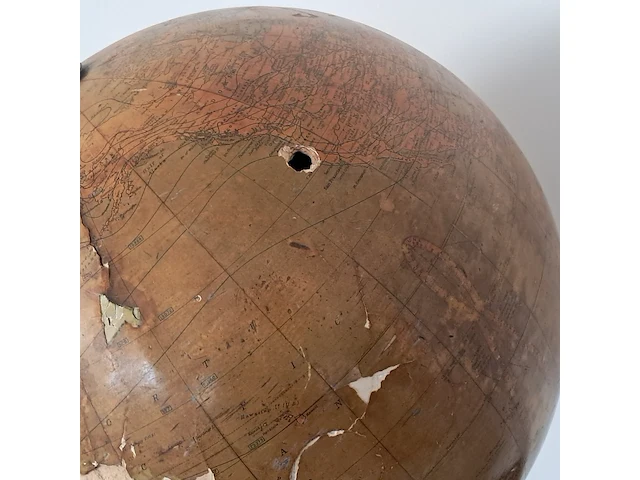 Nostalgische globe op standaard - afbeelding 8 van  10