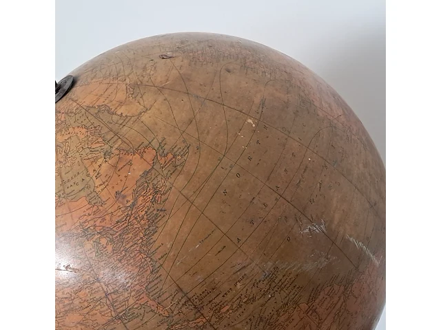 Nostalgische globe op standaard - afbeelding 9 van  10
