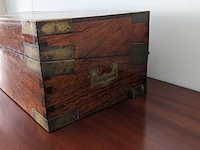 Nostalgische houten schrijverskist - afbeelding 2 van  11