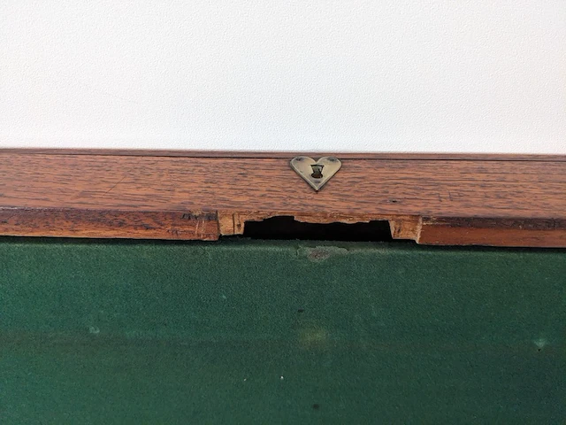 Nostalgische houten schrijverskist - afbeelding 8 van  11